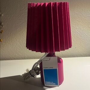 Room Essentials Fuchsia Table Lamp